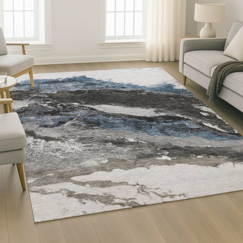 Premium Washable Super Soft Abstract Ranier Mayfield Rug