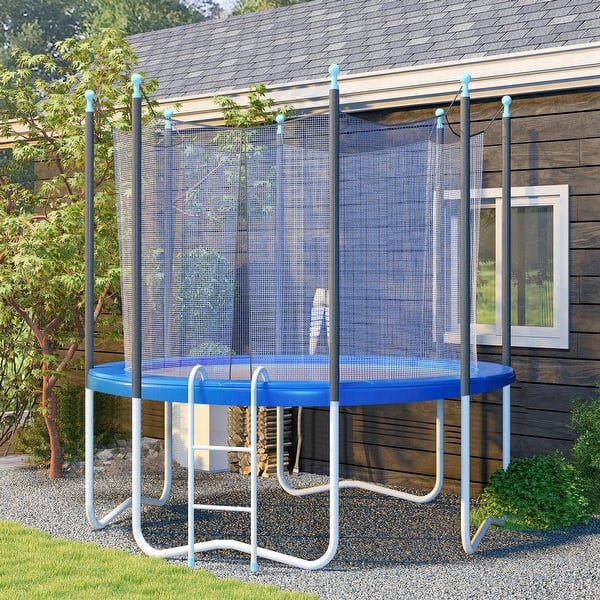 slide 2 of 18, Soozier 12FT Trampoline Spring Cover, Safety Trampoline Pad Replacement, Waterproof and Tear-Resistant 144" x 144" x 0.5"