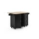 preview thumbnail 2 of 44, Homestyles Mobile Kitchen Island Cart with Wood Top and Dropleaf Breakfast Bar
