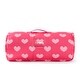 preview thumbnail 2 of 4, Hearts Nap Mat/Slumber Bag with Blanket & Removable Pillow, 20"x50"