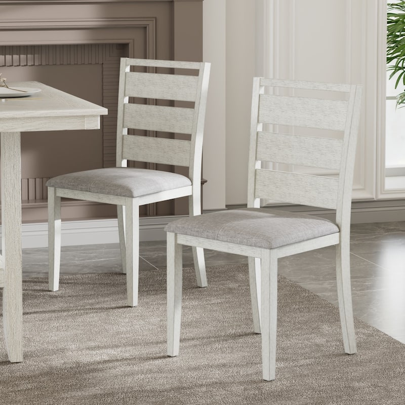 VECELO Solid Wood Dining Chairs Set of 2/4/6