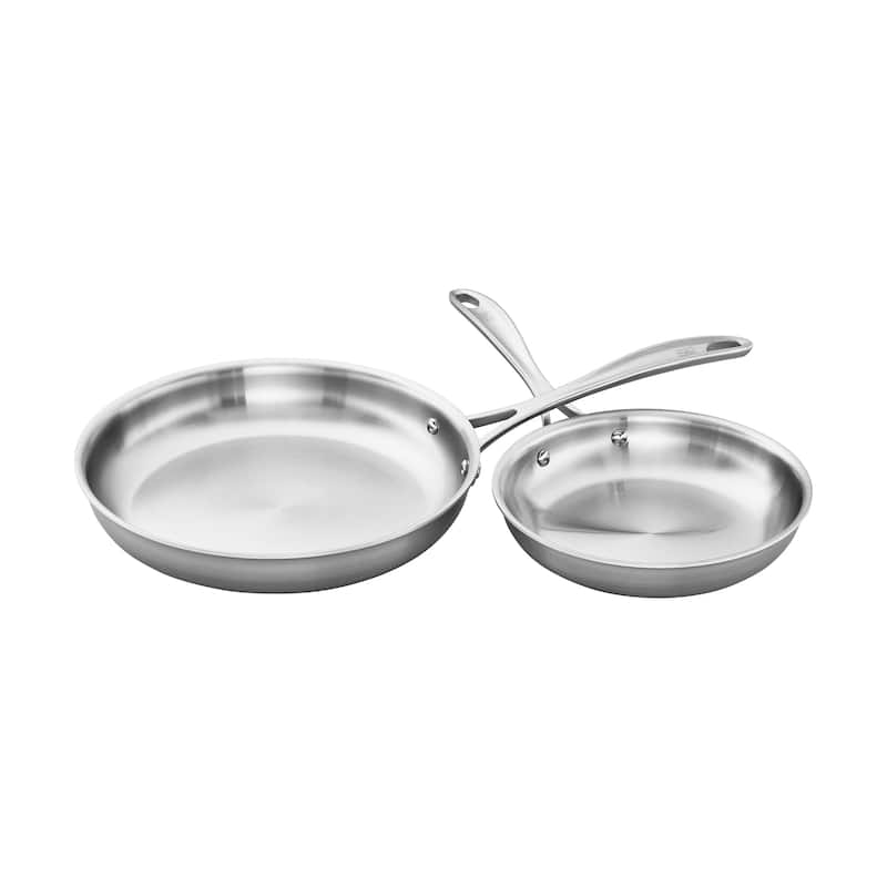 ZWILLING Spirit 3-ply 2-pc Stainless Steel Fry Pan Set - Stainless Steel - 2 Piece - 2-pc