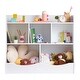 preview thumbnail 3 of 9, White Kid Toy Storage Cubby Organizer with Bookshelf and 5 Compartment Perfect for Nursery and Playroom - 35” × 16” × 30”
