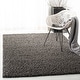 preview thumbnail 14 of 121, SAFAVIEH Athens Shag Ilaha 1.5-inch Thick Rug 10' x 14' - Dark Grey - Rectangle