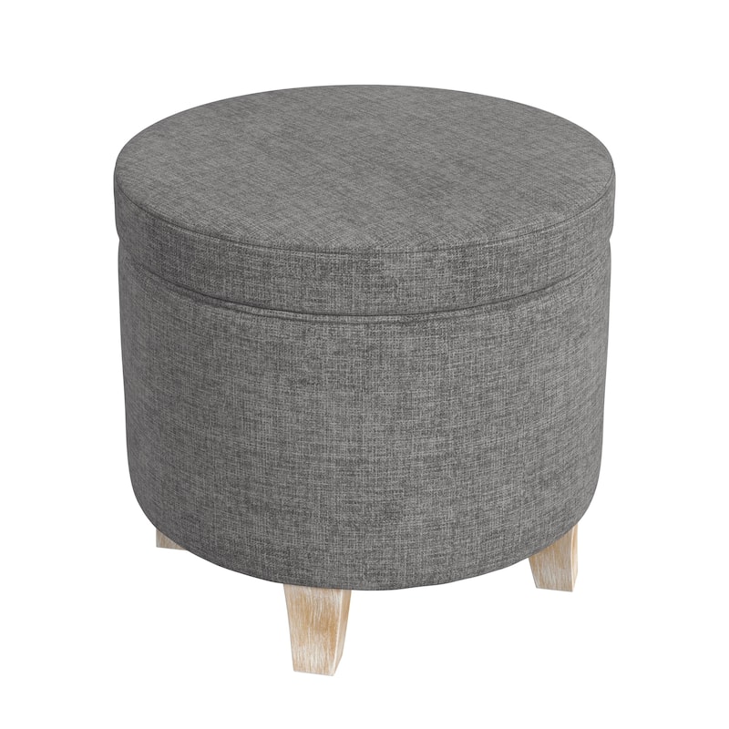 Carson Carrington Hnifsdalur Round Storage Ottoman