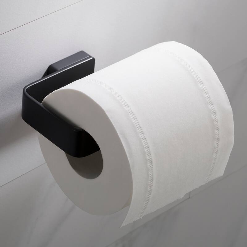 Kraus Stelios Wall Mount Toilet Paper Holder - Matte Black