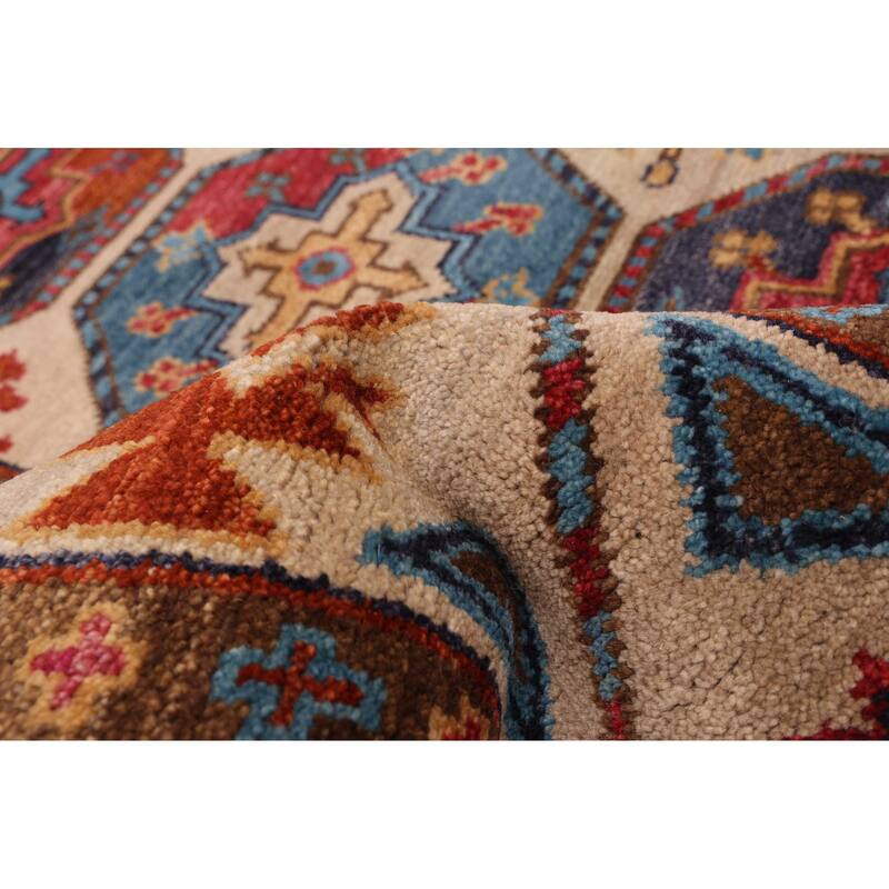 ECARPETGALLERY Hand-knotted Jules Serapi Beige Wool Rug - 8'0 x 10'2