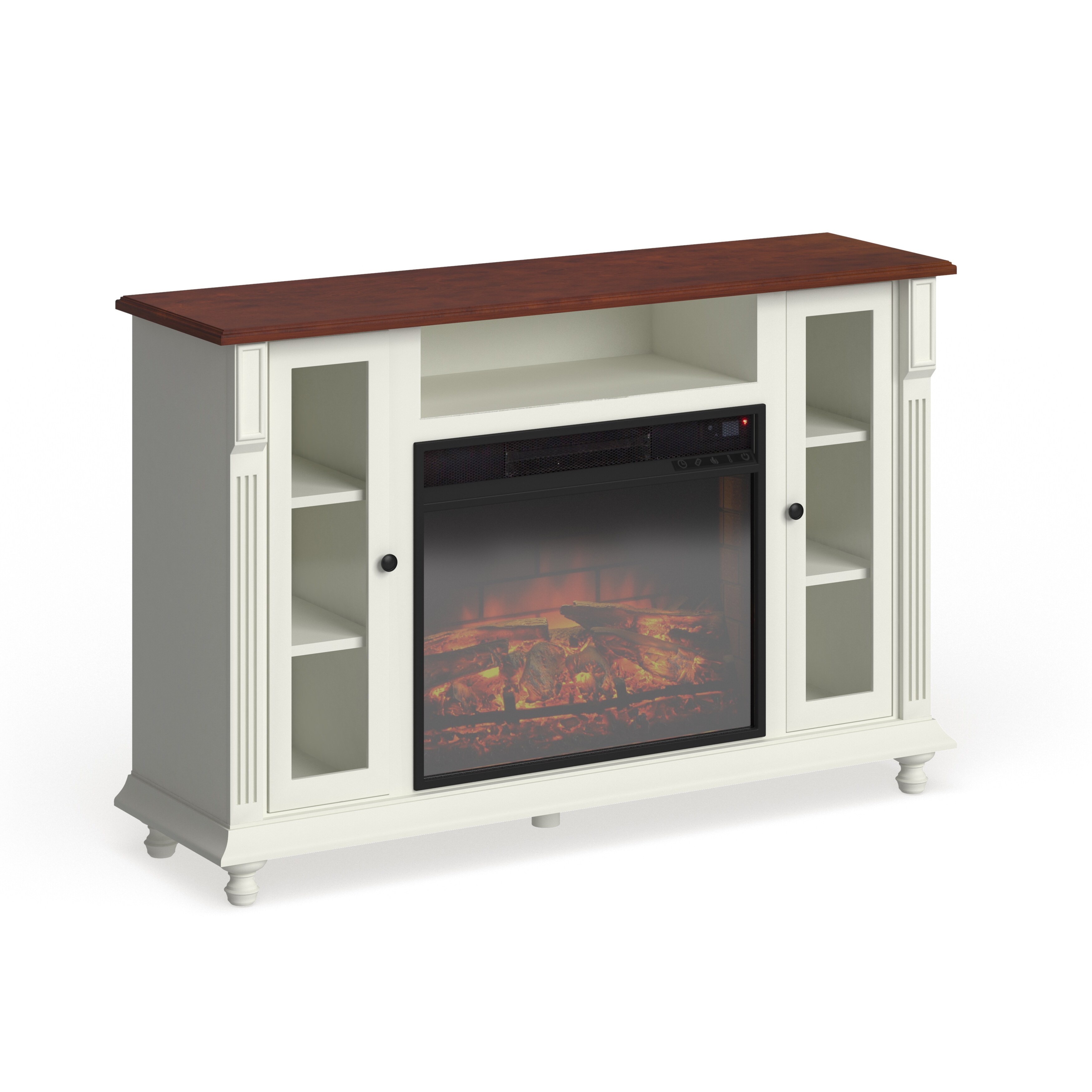 Shop Copper Grove White Electric Fireplace Tv Stand On Sale Overstock 20882019