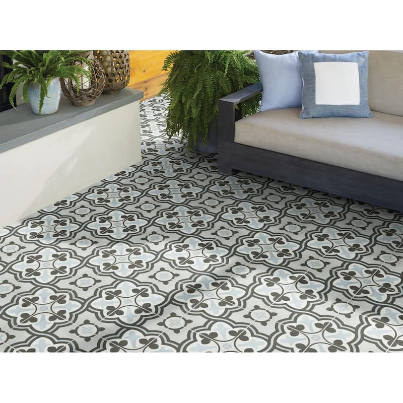 Shaw Revival Aurora - 8" Square Floor and Wall Tile - Matte Visual -