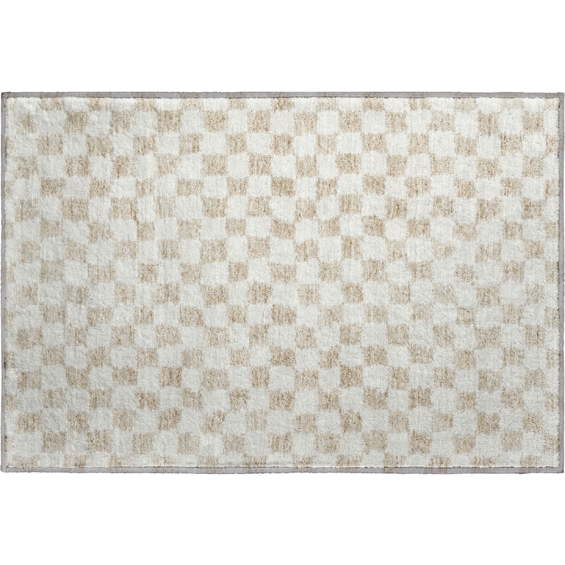 Premium Washable Super Soft Casual Checkered Mayfield Rug