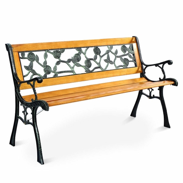 Cast iron garden discount bench for sale