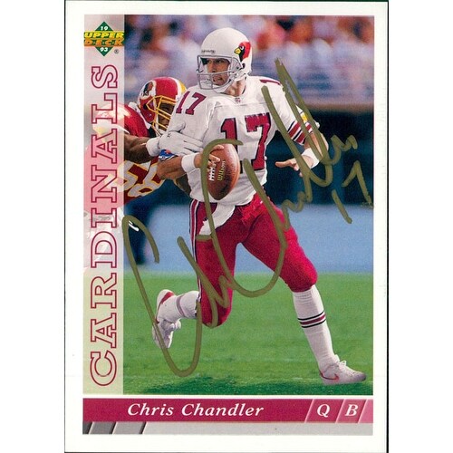 Shop Signed Chandler Chris Phoenix Cardinals 1993 Upper Deck