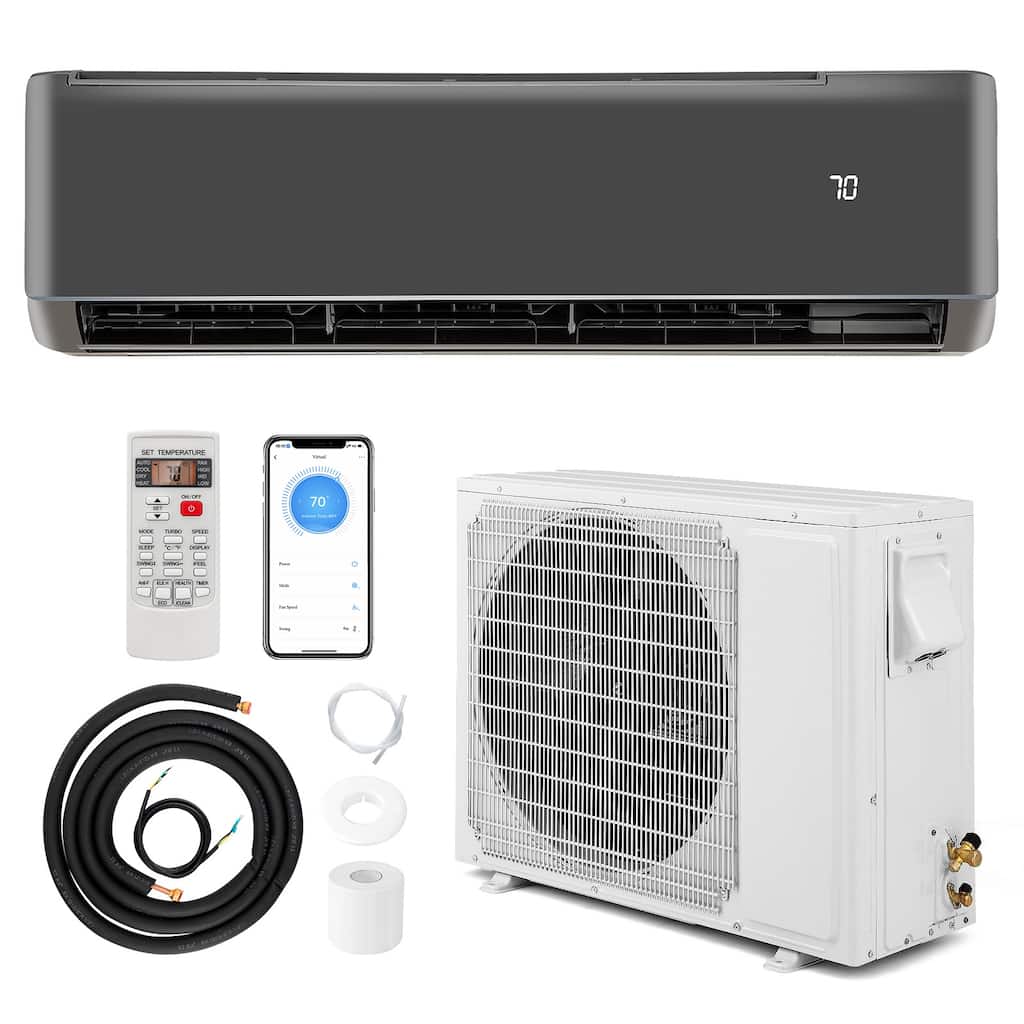 Gymax 24000 BTU Mini Split Air Conditioner & Heater 21 SEER2 208-230V