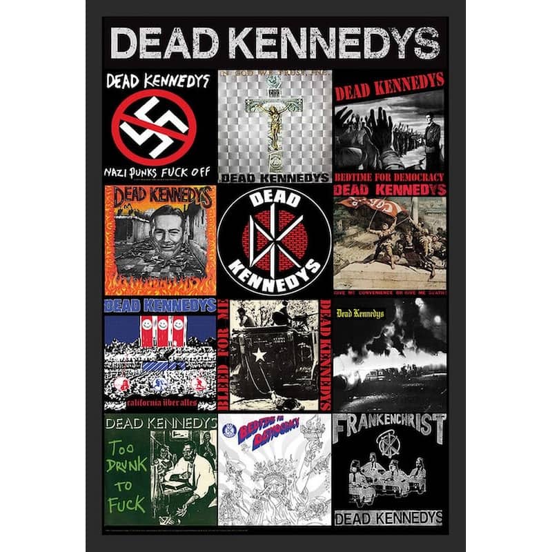 Dead Kennedy's Collage Framed Poster - 24 x 36 Inch