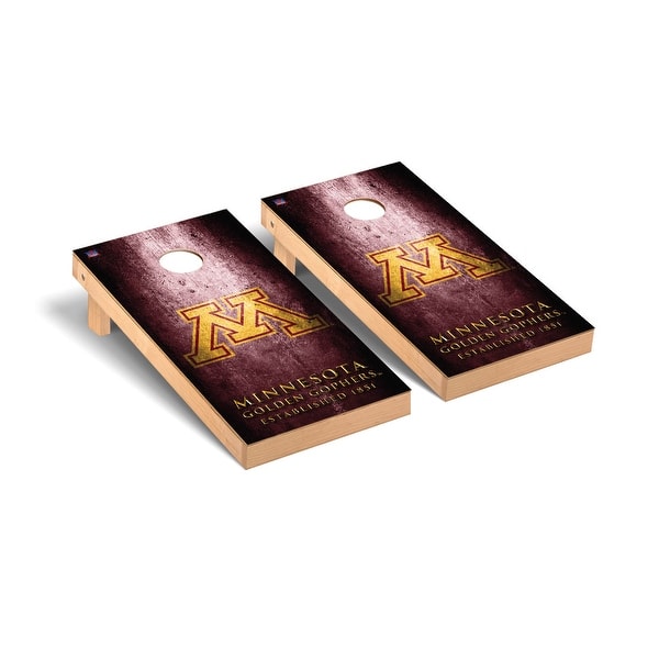 slide 2 of 5, Minnesota Golden Gophers Museum Cornhole Board Set