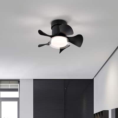 21 in. Smart Indoor Ceiling Fan with Integrated LED with Remote Control and 3 Color Temperatures Light