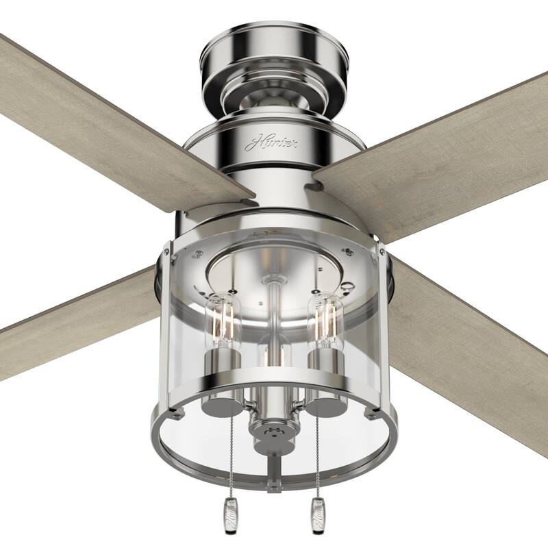 Hunter 52" Astwood Ceiling Fan with LED Light and Pull Chain - Transitional, Modern Farmhouse - Exclusive Surespeed Guarantee!