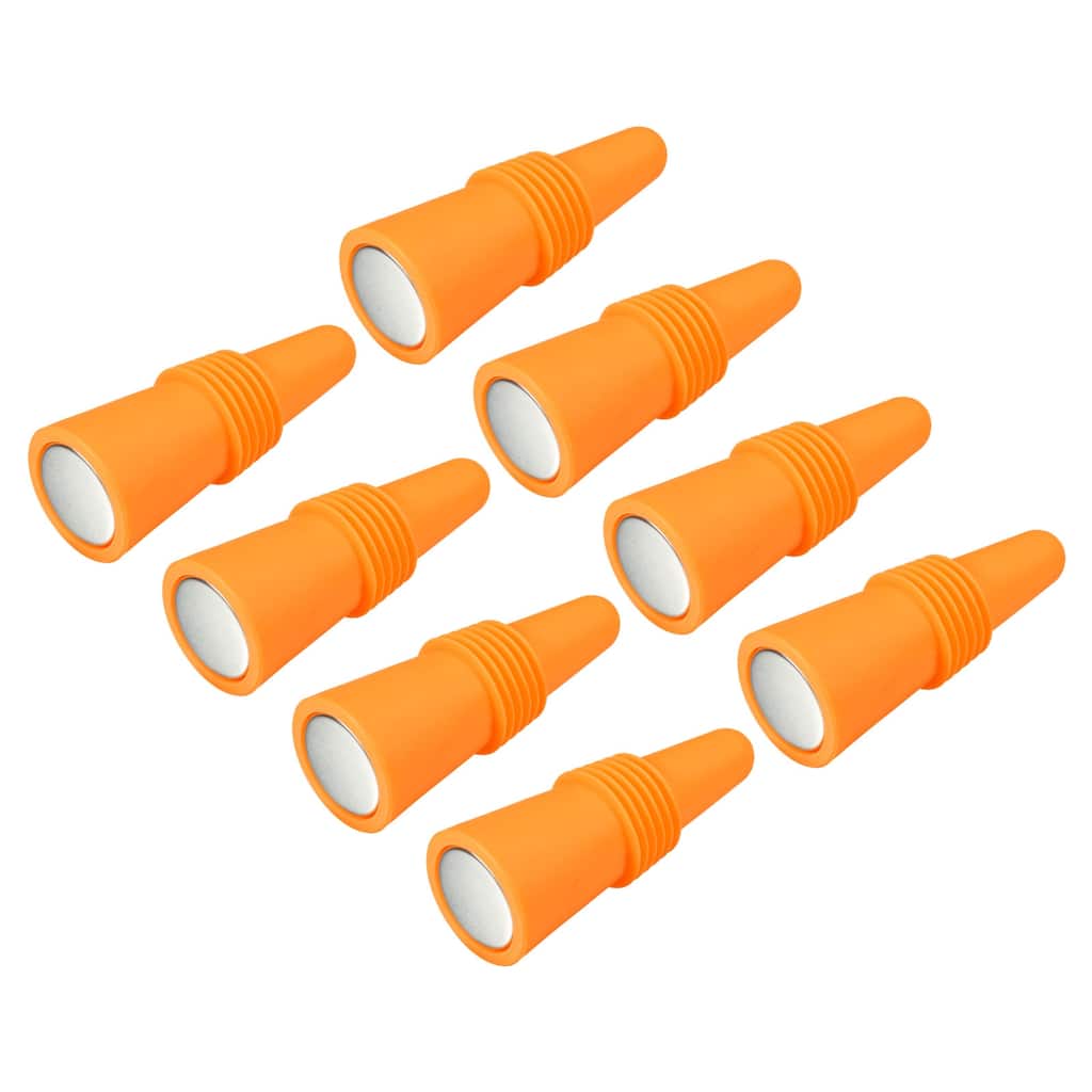 8Pcs Wine Stoppers Silicone Beverage Bottle Sealer Caps Reusable Cover