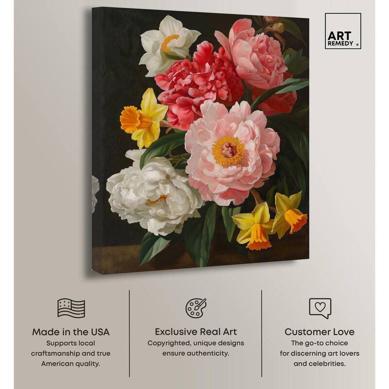 Garden's Glory Canvas by Art Remedy, Gallery Wrapped