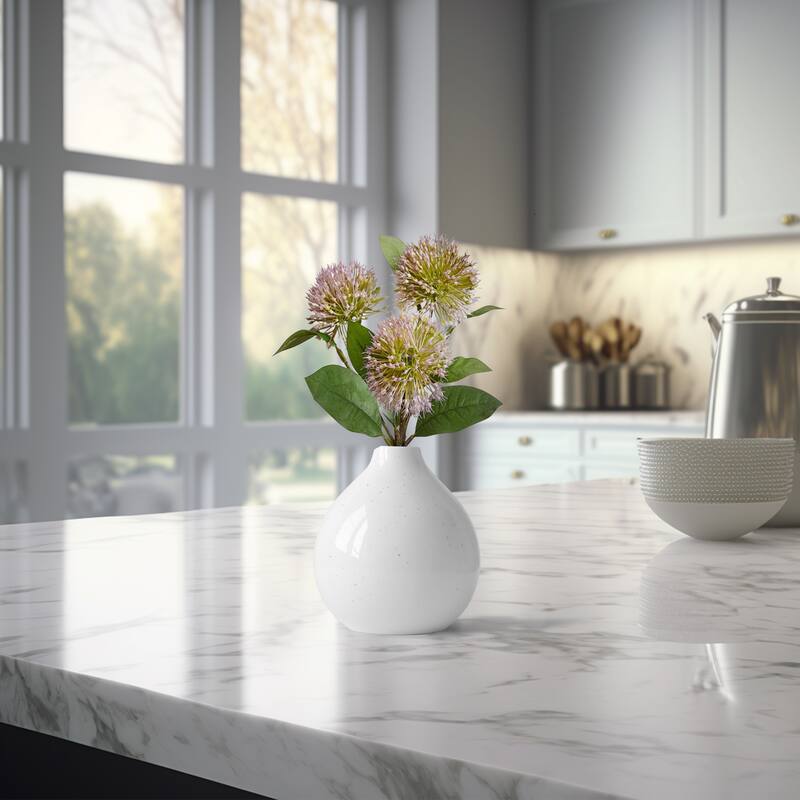 Chinese Sweet Gum Blossom Artificial Spray - 15" - Lavender Purple