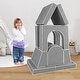preview thumbnail 4 of 8, Gymax 8 PCS Modular Kids Play Couch Sofa w/ Suede Fabric Cover