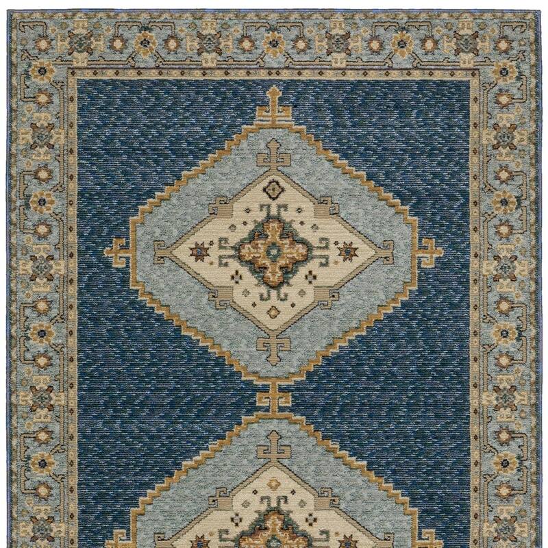 HomeRootsMedallion Bohemian Rectangle Area Rug