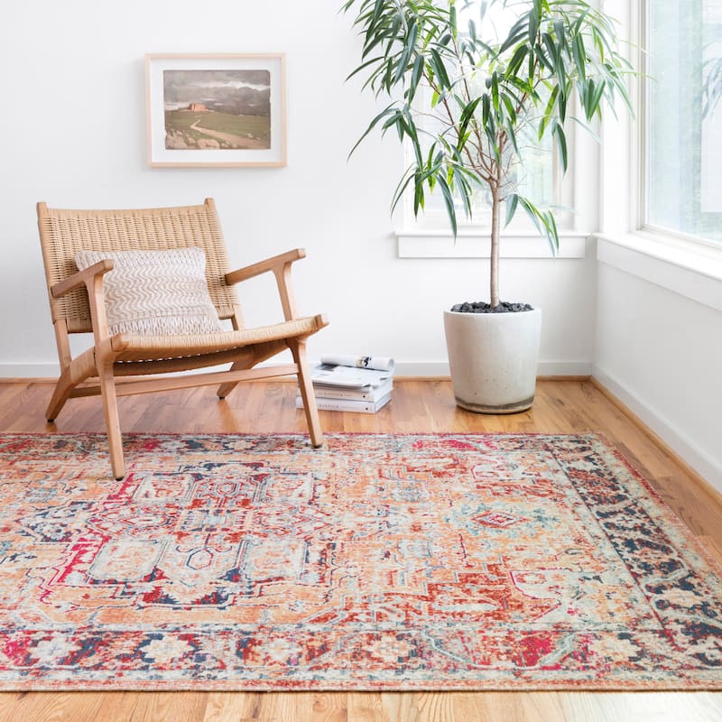 Alexander Home Katherine Vintage Medallion Area Rug