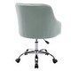 preview thumbnail 3 of 3, Office Chair with Padded Swivel Seat and Tufted Design, Mint Green