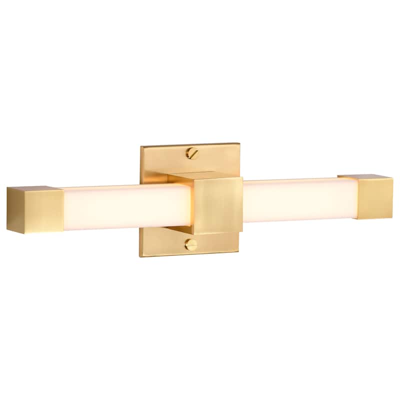 Brightwyn 16 Inch LED Vanity Brushed Brass Finish - Brushed Brass