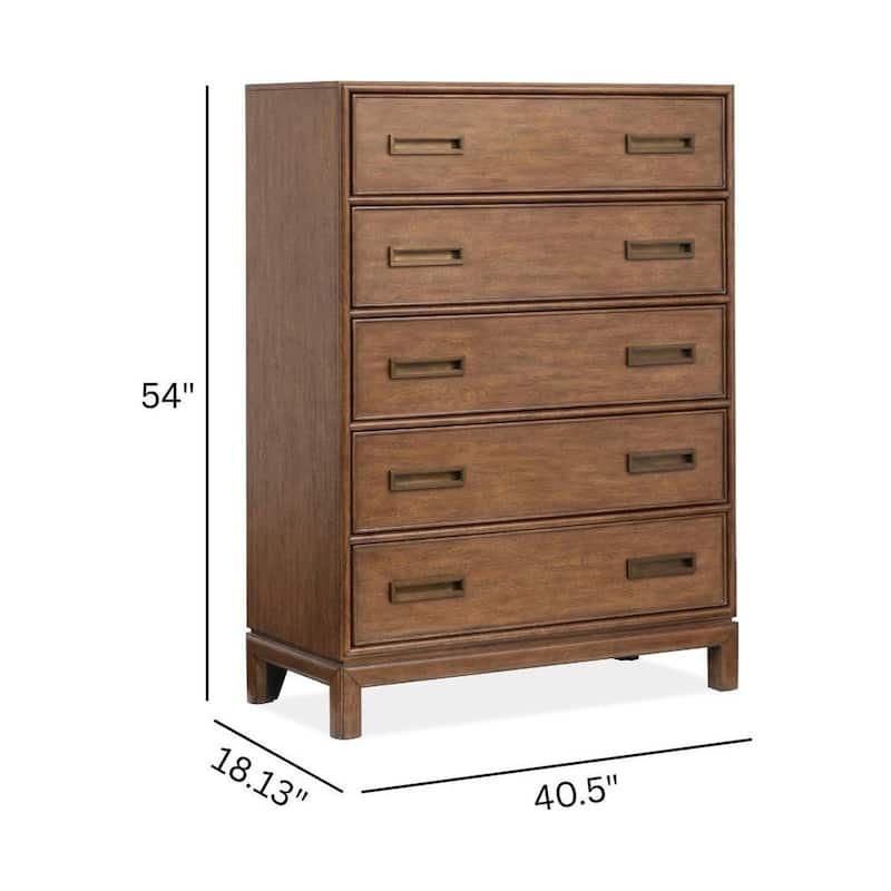 Magnussen Home Ridgefield Russet Drawer Chest