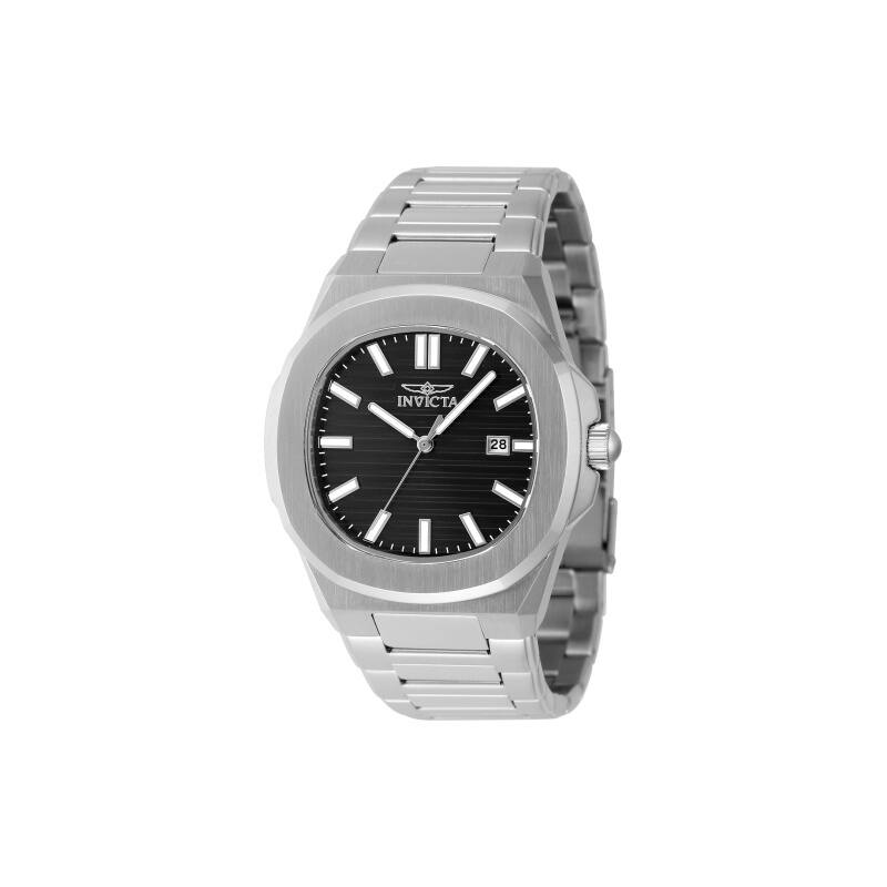 Invicta Men's 48319 Speedway Quartz 3 Hand Black Dial Watch