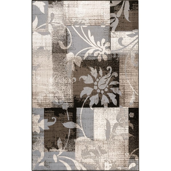 8' X 10' Beige SUPERIOR Pastiche Contemporary Floral Patchwork Polypropylene Indoor Area Rug or Runner with Jute Backing 8' X 10' Beige SUPERIOR Pastiche Contemporary Floral Patchwork Polypropylene Indoor Area Rug or Runner with Jute Backing