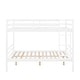 preview thumbnail 39 of 41, Full over Full Wooden Bunk Bed,High Guardrail,Ladder,Kids Teens,Dorm