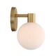 preview thumbnail 2 of 3, Minka Lavery 2991 Fenton 9" Tall Bathroom Sconce with Ribbed Glass