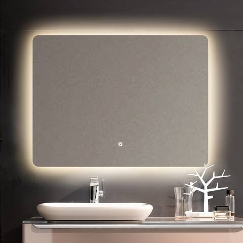 Bathroom Vanity LED Touch Lighted Mirror