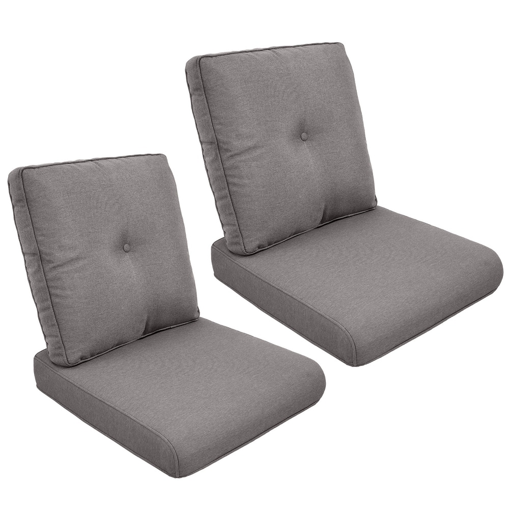 Gymojoy Pillow and Cushion Set Deep Seat Indoor/Outdoor - 25" x 22" x 4"