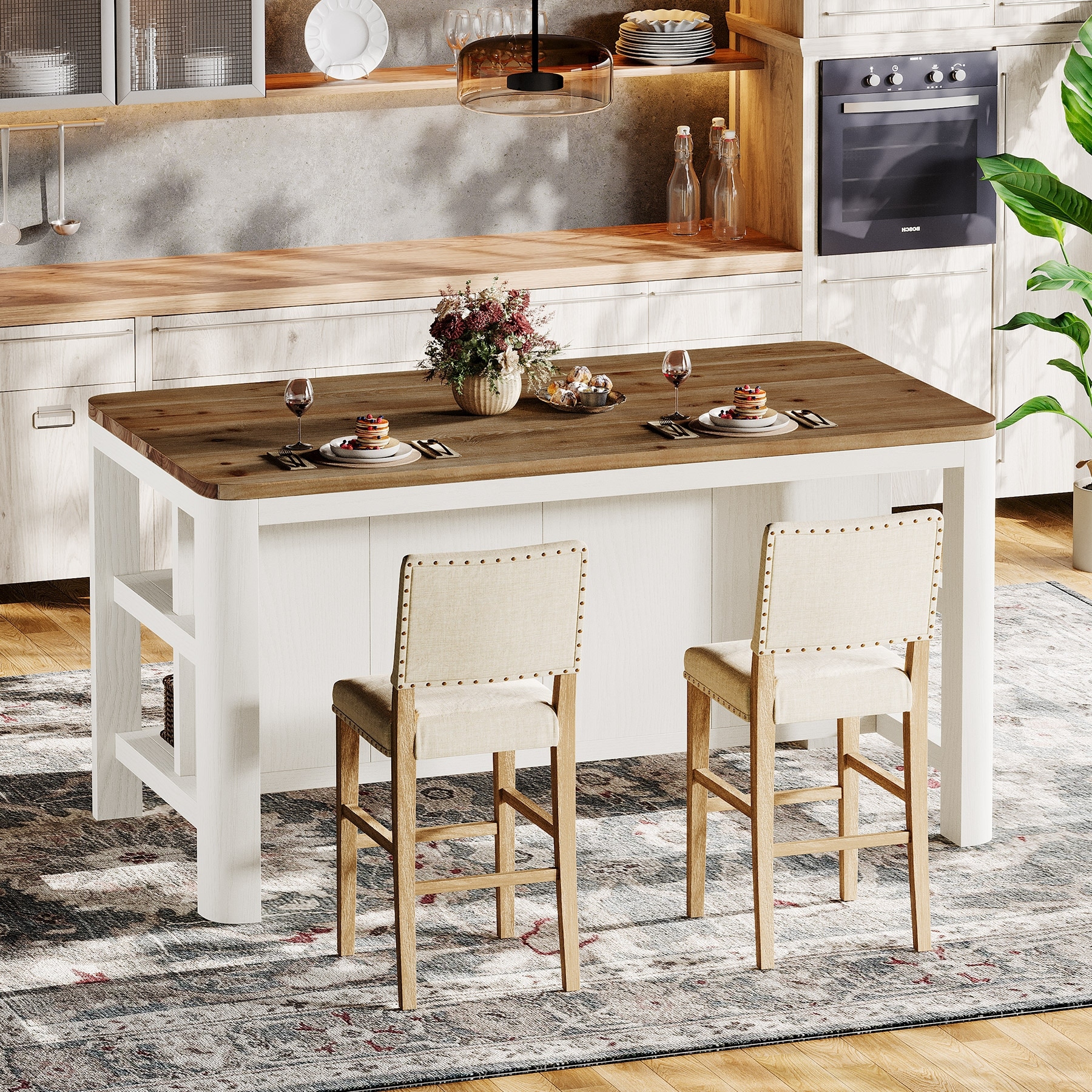 63-Inch-Solid-Wood-Kitchen-