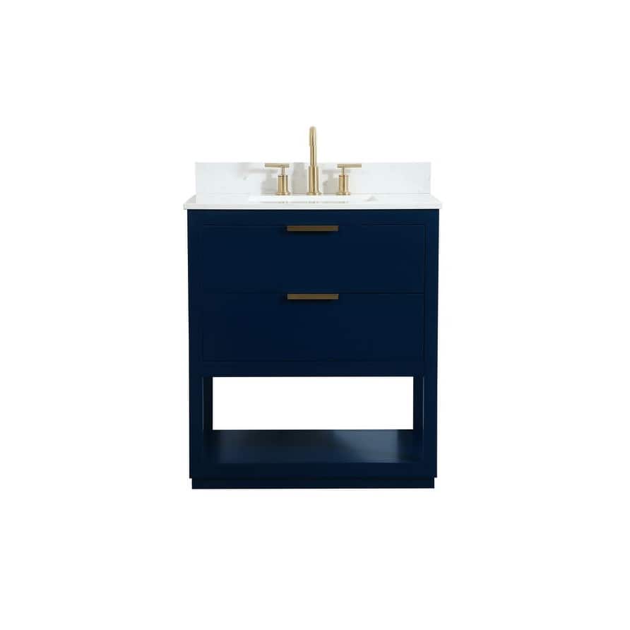 Elegant Lighting VF19230-BS Larkin 30" Free Standing Single Basin