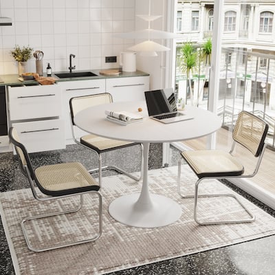 47.24 Inch Modern Round Dining Table,for Durable and Stylish Home Decor