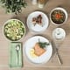 preview thumbnail 2 of 3, Gibson Home Rothenberg Stackable 40-Piece Porcelain Dinnerware Set