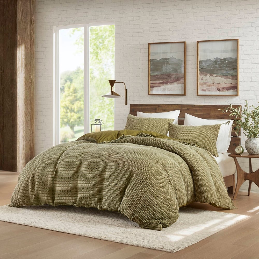 Woolrich Lyon Waffle Washed Duvet Set