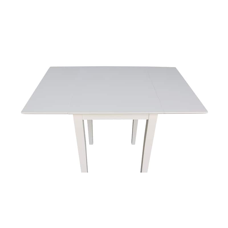 International Concepts Small Drop Leaf Shaker Style Dining Table