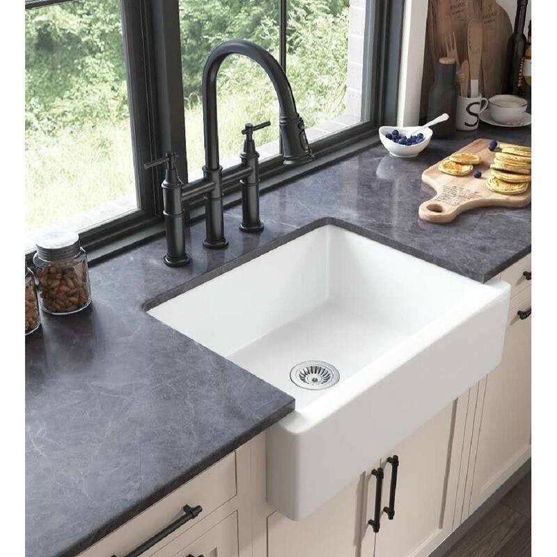 Farmhouse Kitchen Sink - White