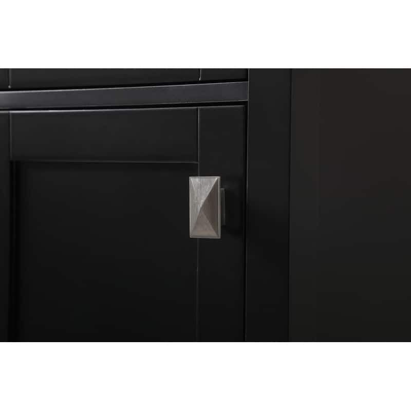 Indigo Home 16 Inch Bathroom Linen Storage Freestanding Cabinet