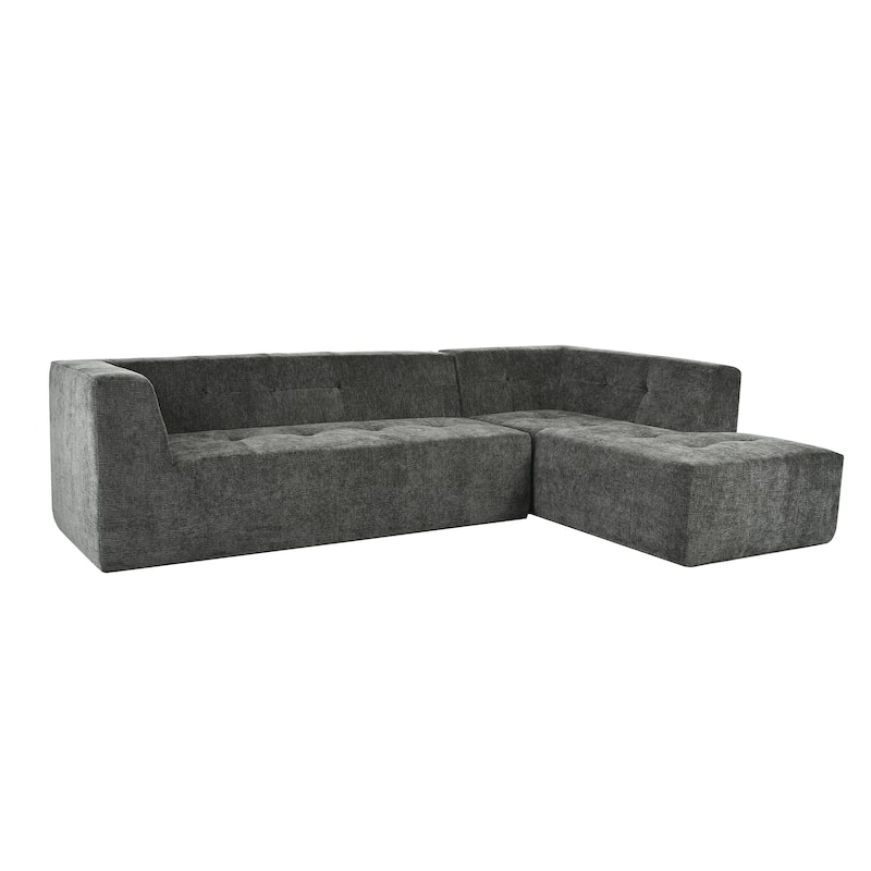 L-Shaped Modular Modular Combination Living Room Sofa Set Modern Minimalist Sofa, Upholstered Deep Seat Couches