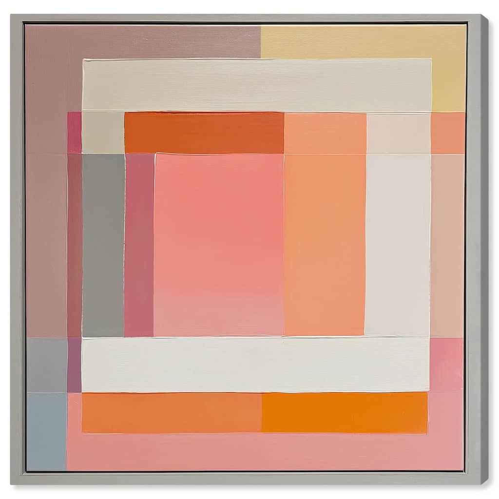 Minimal Color Blocks I Canvas by Art Remedy, Gallery Wrapped