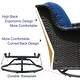 preview thumbnail 15 of 39, OVIOS 6-piece Rattan Wicker Patio Furniture Set Swivel Rocking Chair Set