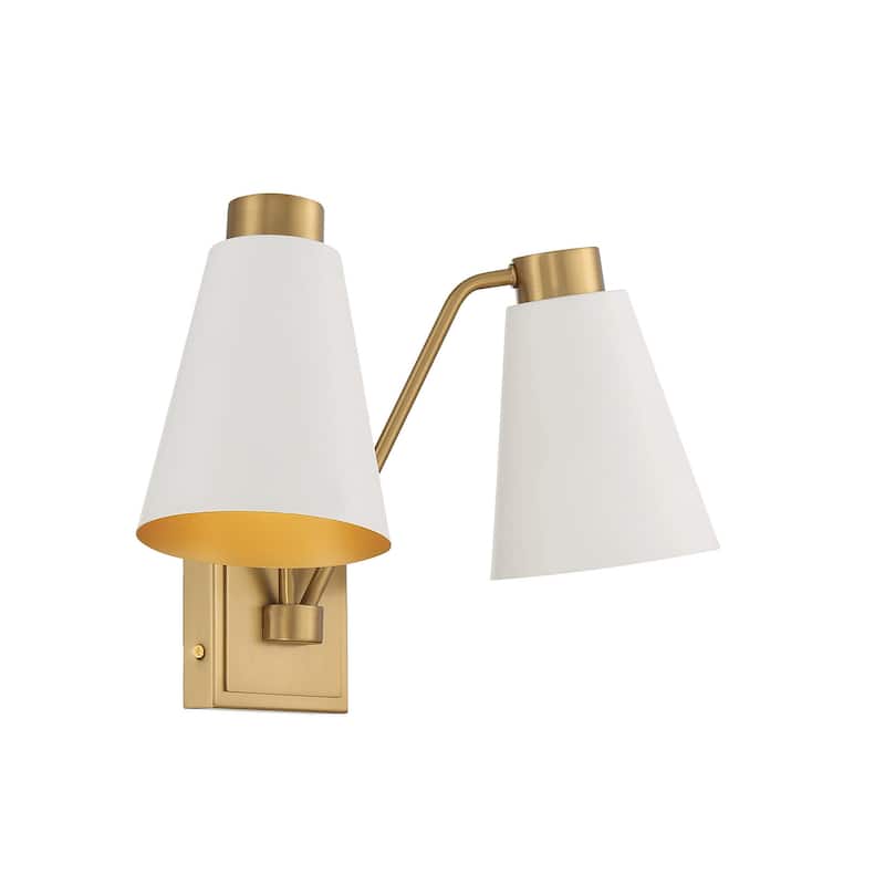 Meridian M90076 2 Light 11" Tall Wall Sconce