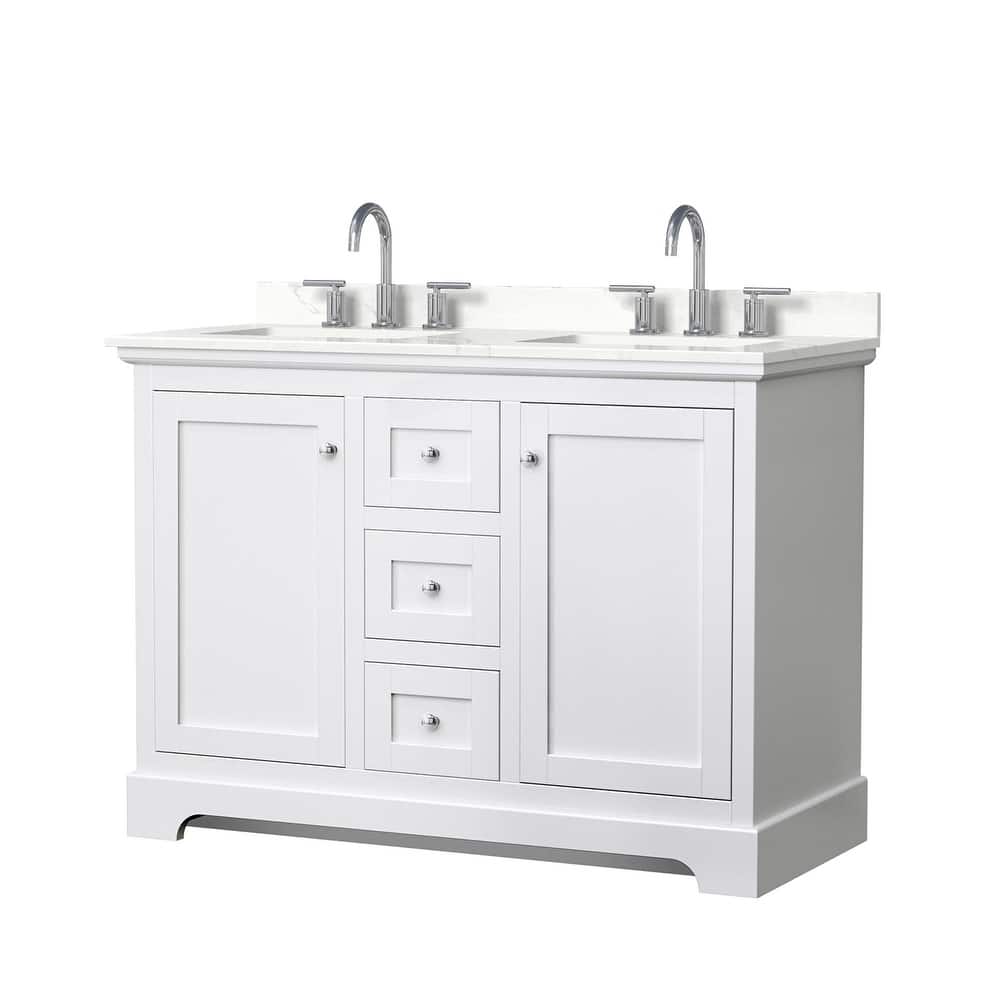 Wyndham Collection WCV232348D-QTZ-US3MXX Avery 48" Free Standing