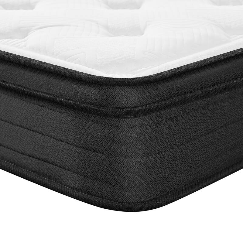 GDFStudio - Astraeus 10 Inch Hybrid Memory Foam and Pocket Coil Mattress with Cooling Knit Top